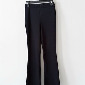 stradivarius Black Flared Ponte Pants